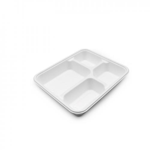 Bagasse Tray-4compt