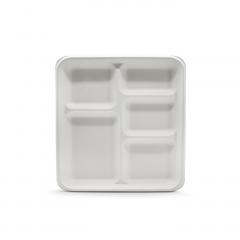 Bagasse Tray 5 compt