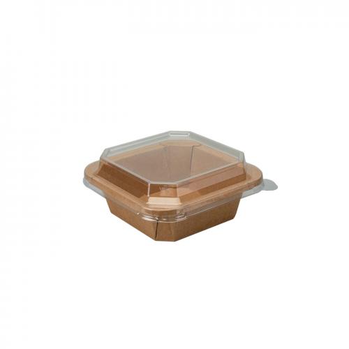 Square octagonal paper bowl 750ml